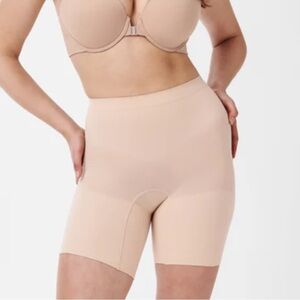 SPANXsculpt Seamless Power Mid-Thigh Bodyshaper Short, Size S, NWT